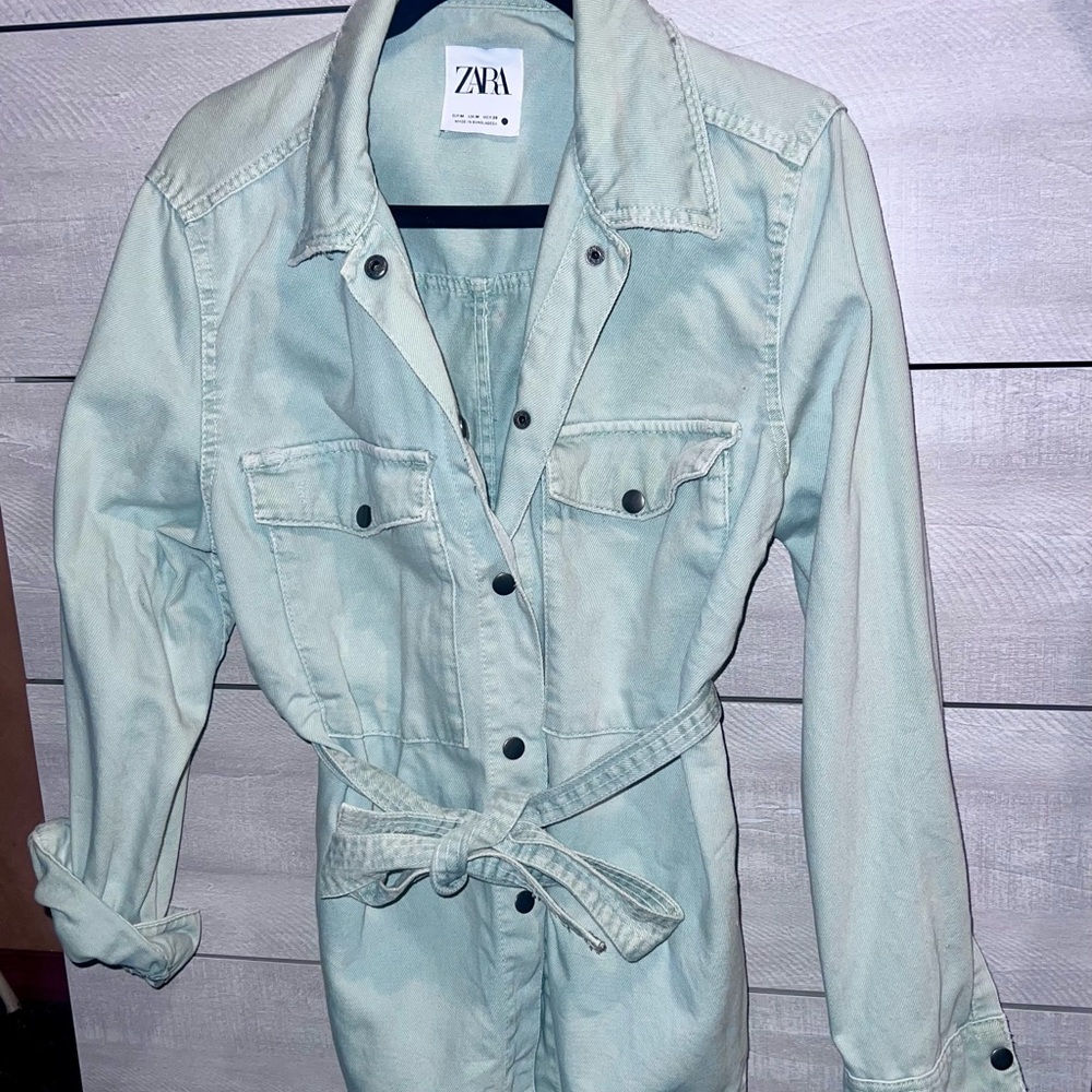 Zara Women's Light Green Jacket